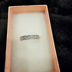 New 3.64 CTW size 7 Moissanite eternity band.